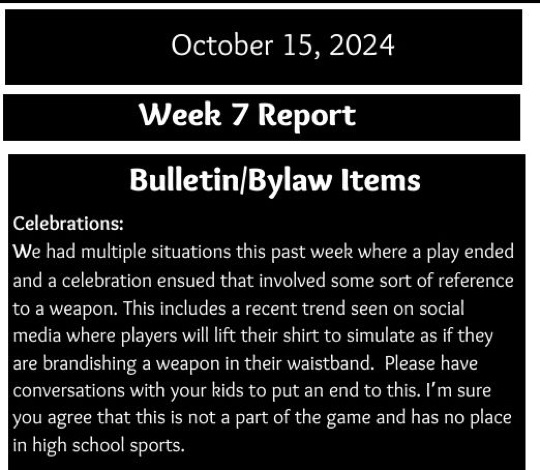 COLO HS BULLETIN