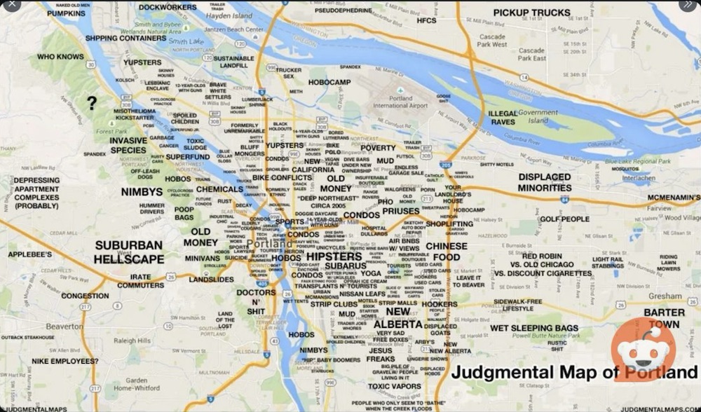 judgmental map